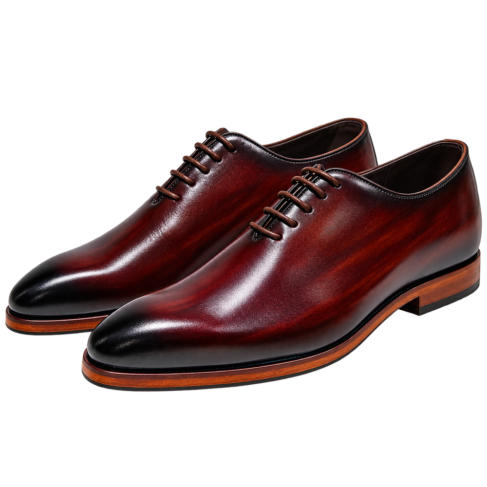 Wholecut Oxford hand Painted Patina