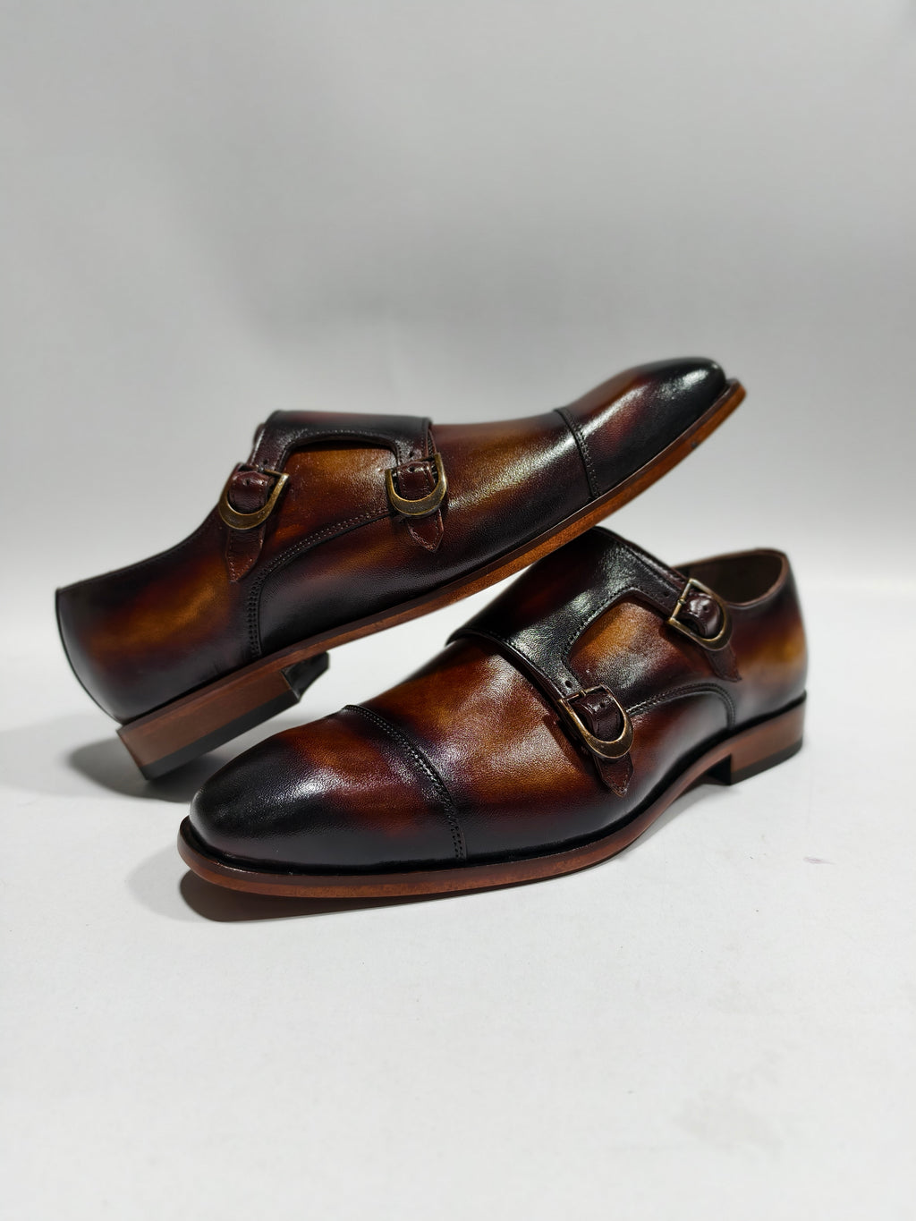 Double monk Hand Painted Patina finished