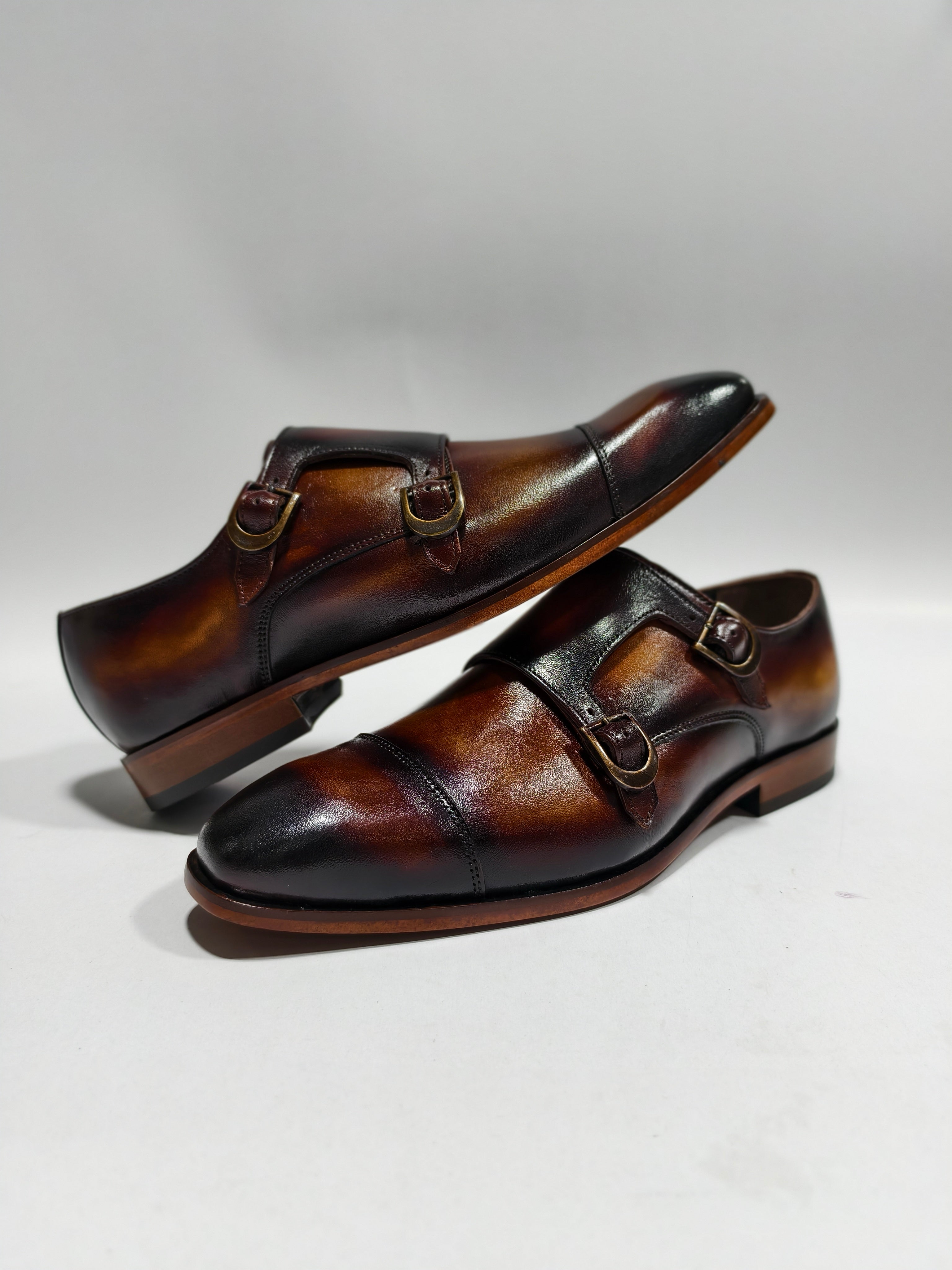 Double monk Hand Painted Patina finished