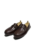 Brown Top Grain leather Drivers with Buckle