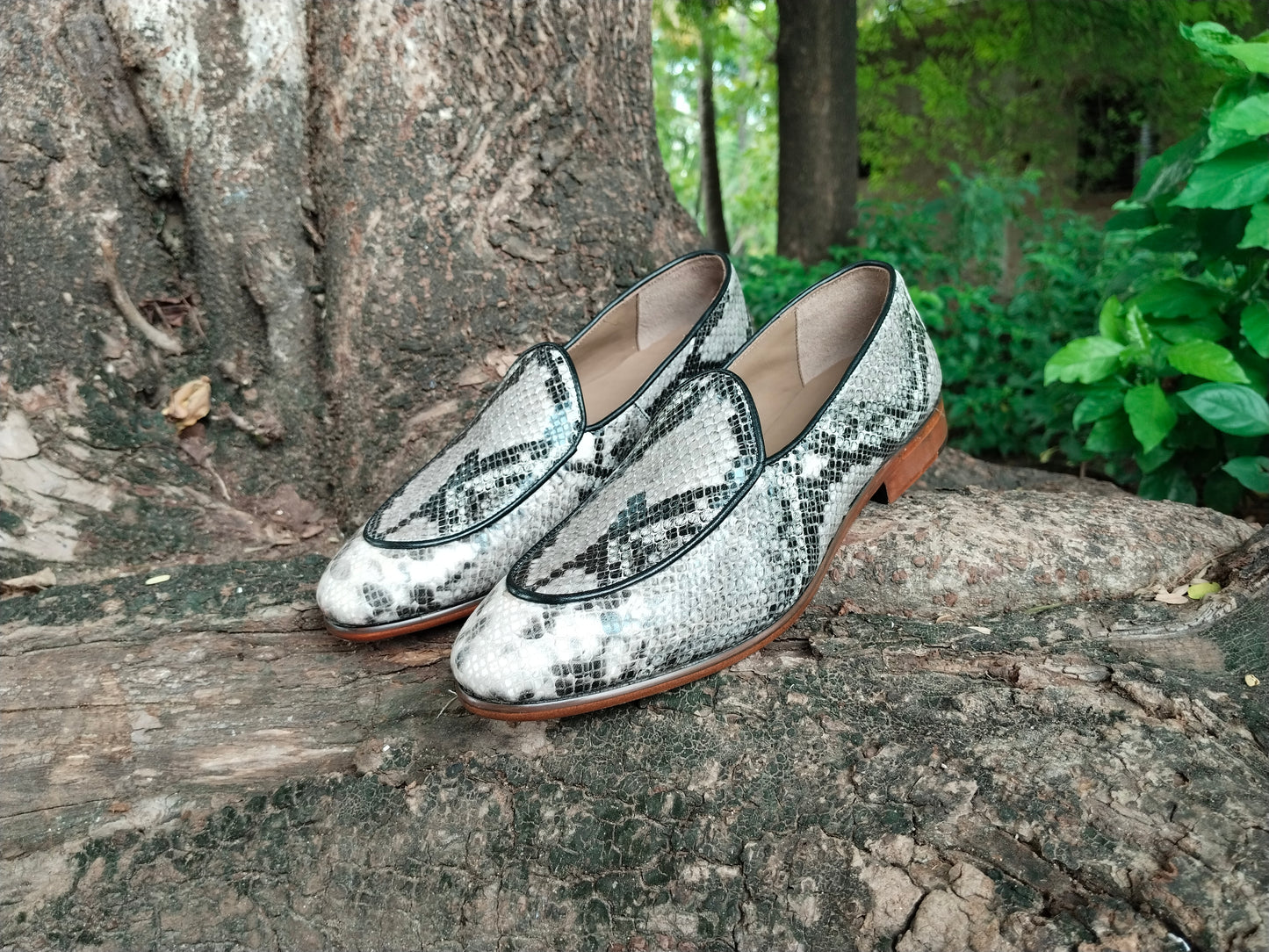 Belgian Loafer Snake Printed Leather LIMITED EDITION