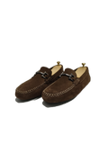 Brown Top Grain leather Drivers with Buckle