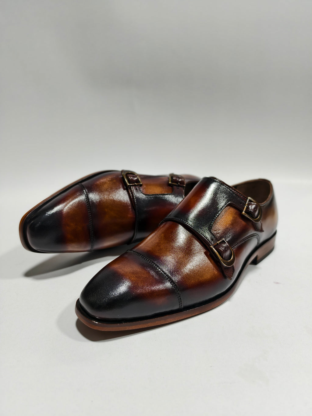 Double monk Hand Painted Patina finished