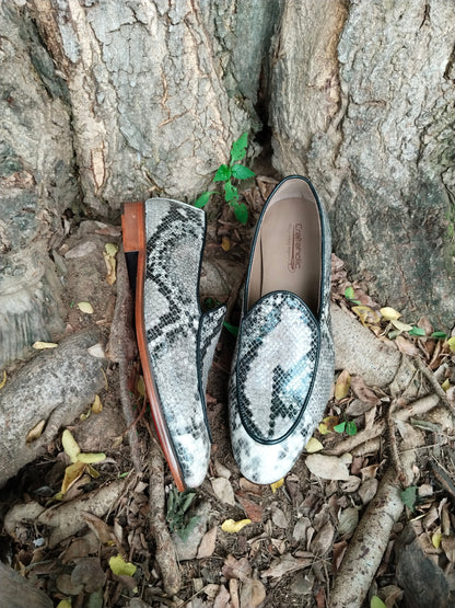 Belgian Loafer Snake Printed Leather LIMITED EDITION