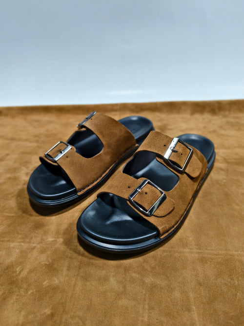 Belt -30 Suede Tan