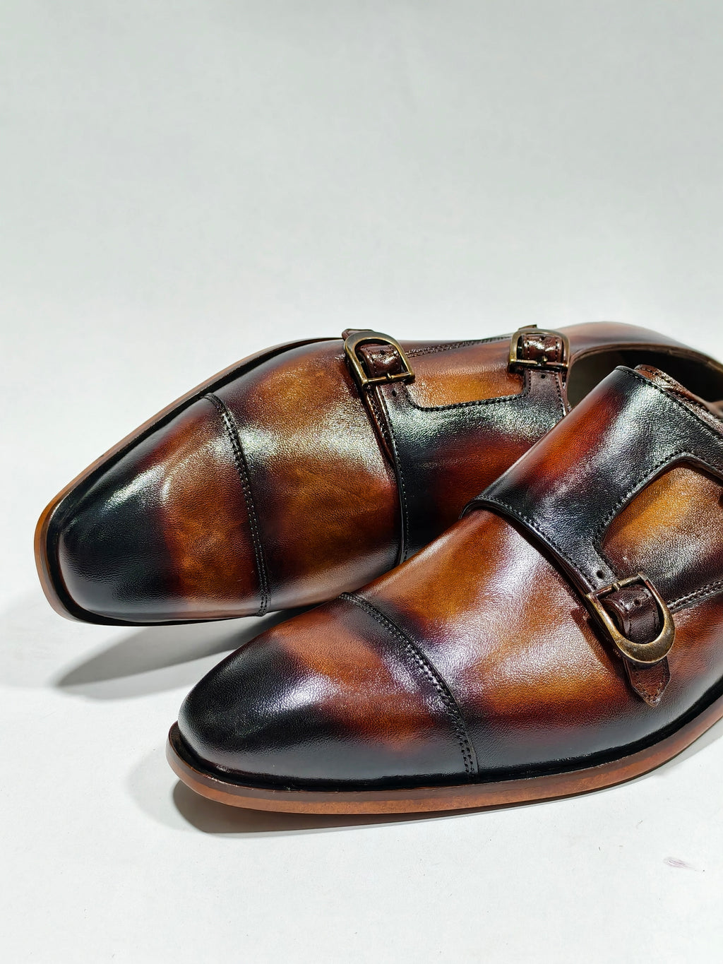 Double monk Hand Painted Patina finished