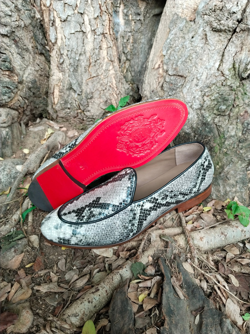 Belgian Loafer Snake Printed Leather LIMITED EDITION