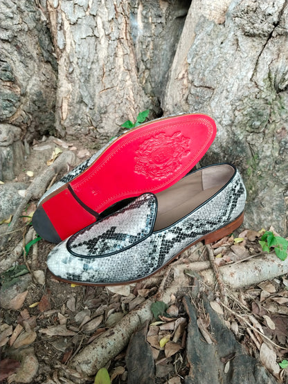 Belgian Loafer Snake Printed Leather LIMITED EDITION