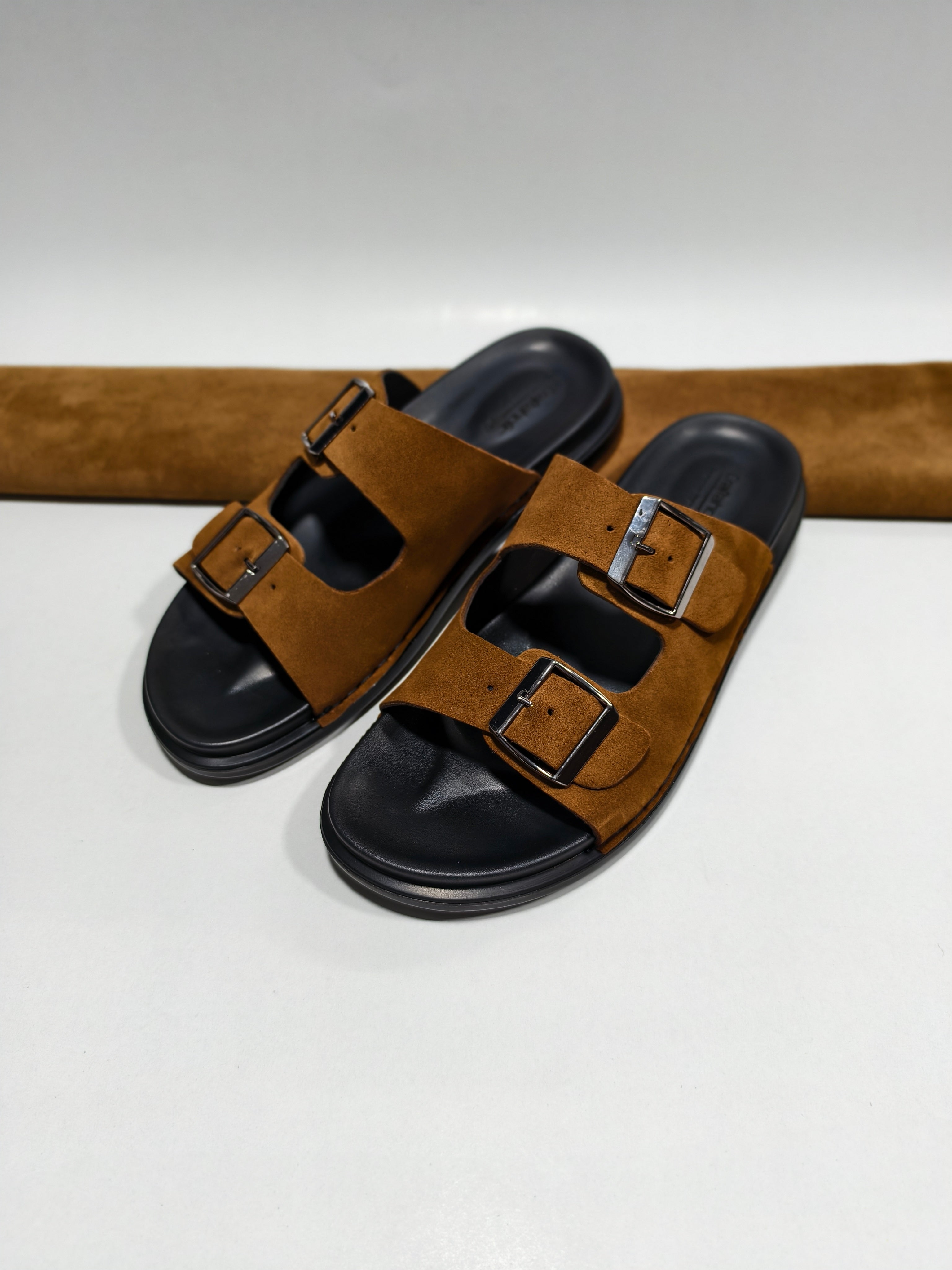 Belt -30 Suede Tan