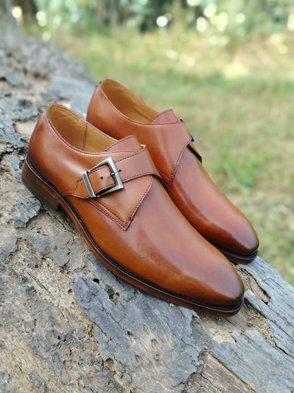 Italian Shaped  Single Monk In Patina Finished