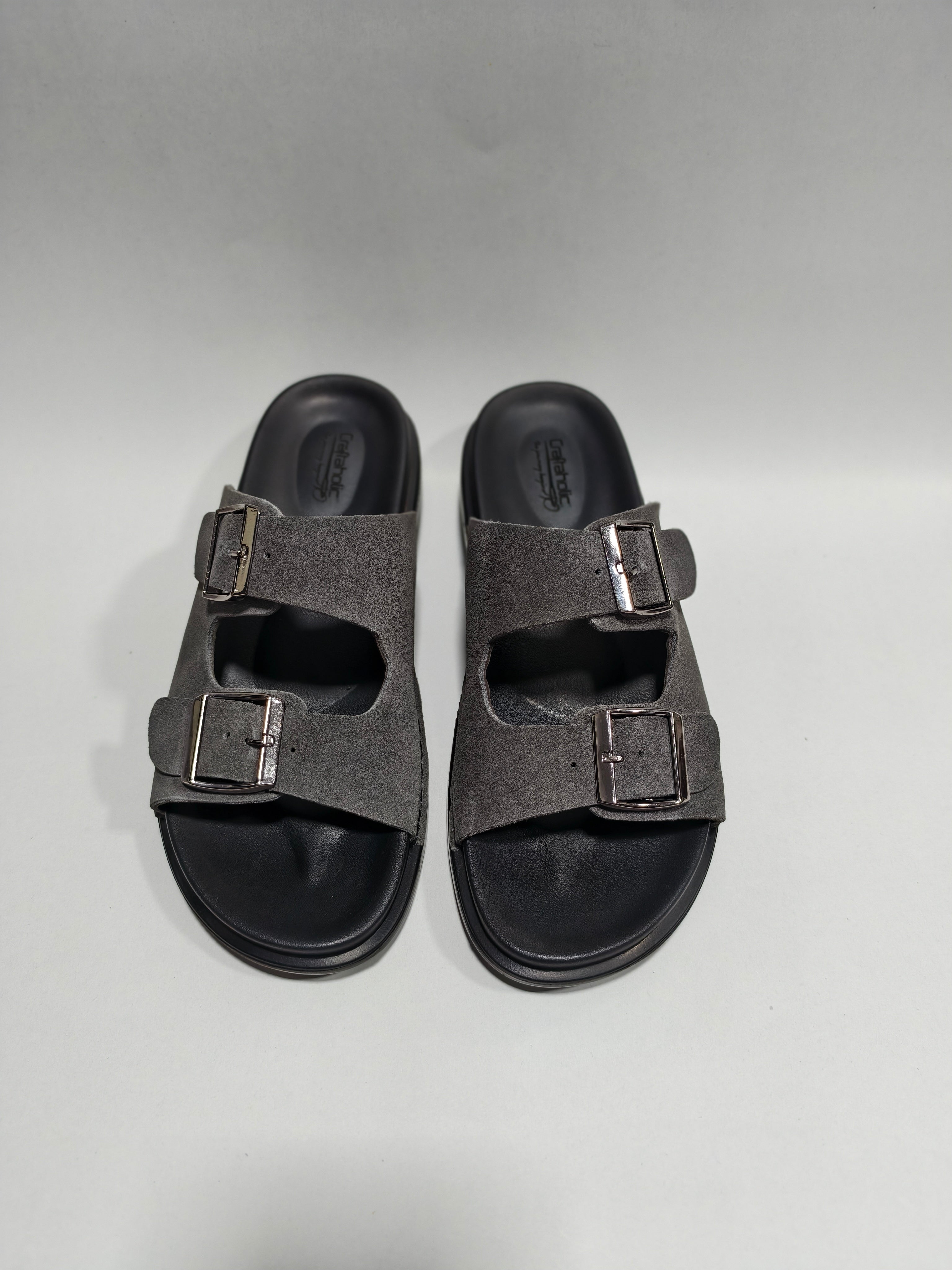 Belt -30 Grey Suede