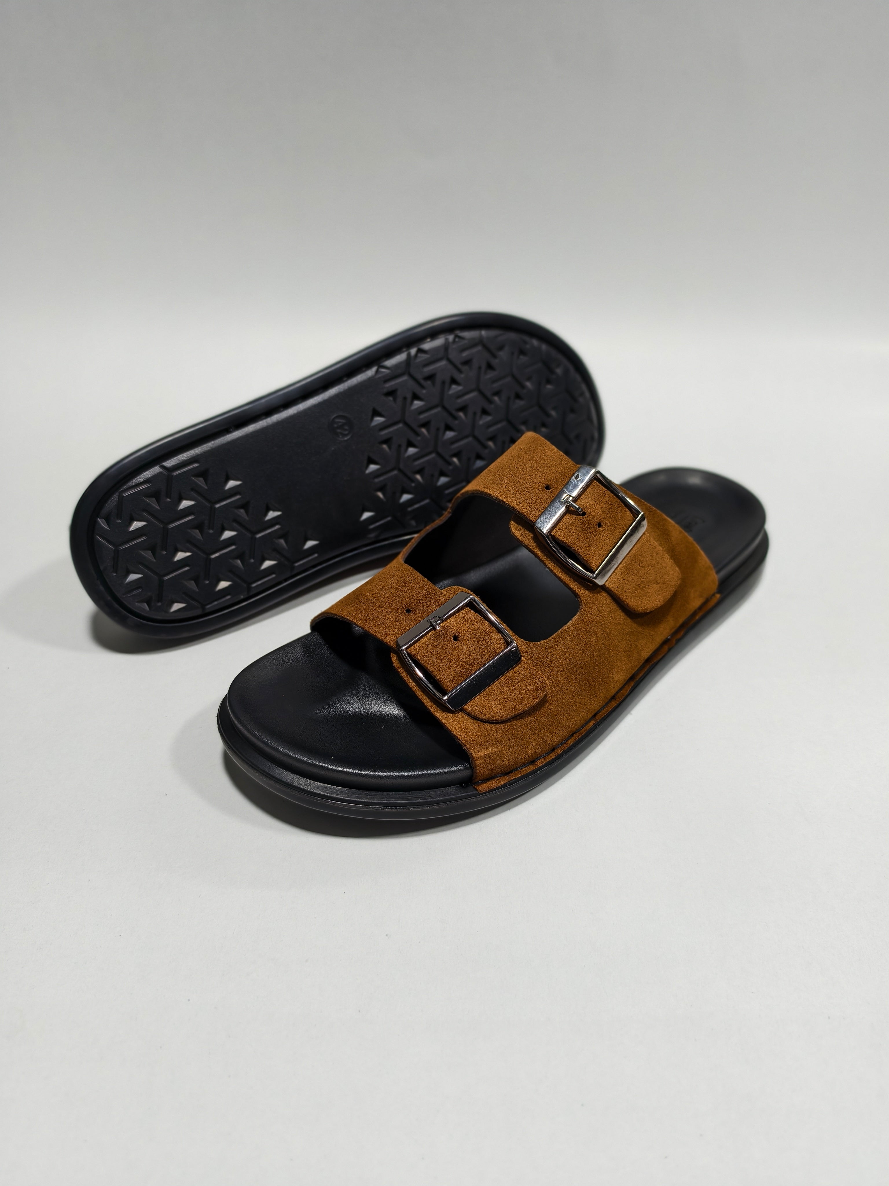 Belt -30 Suede Tan