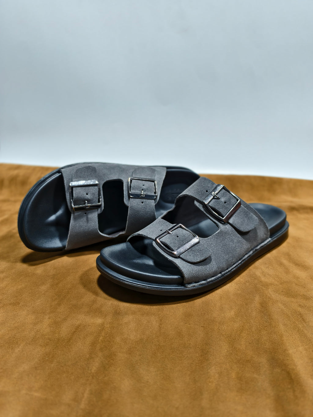 Belt -30 Grey Suede