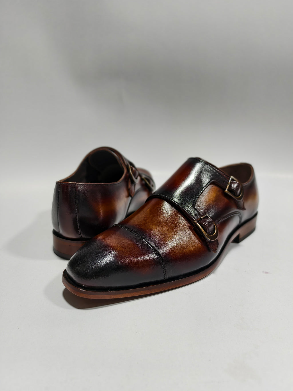 Double monk Hand Painted Patina finished