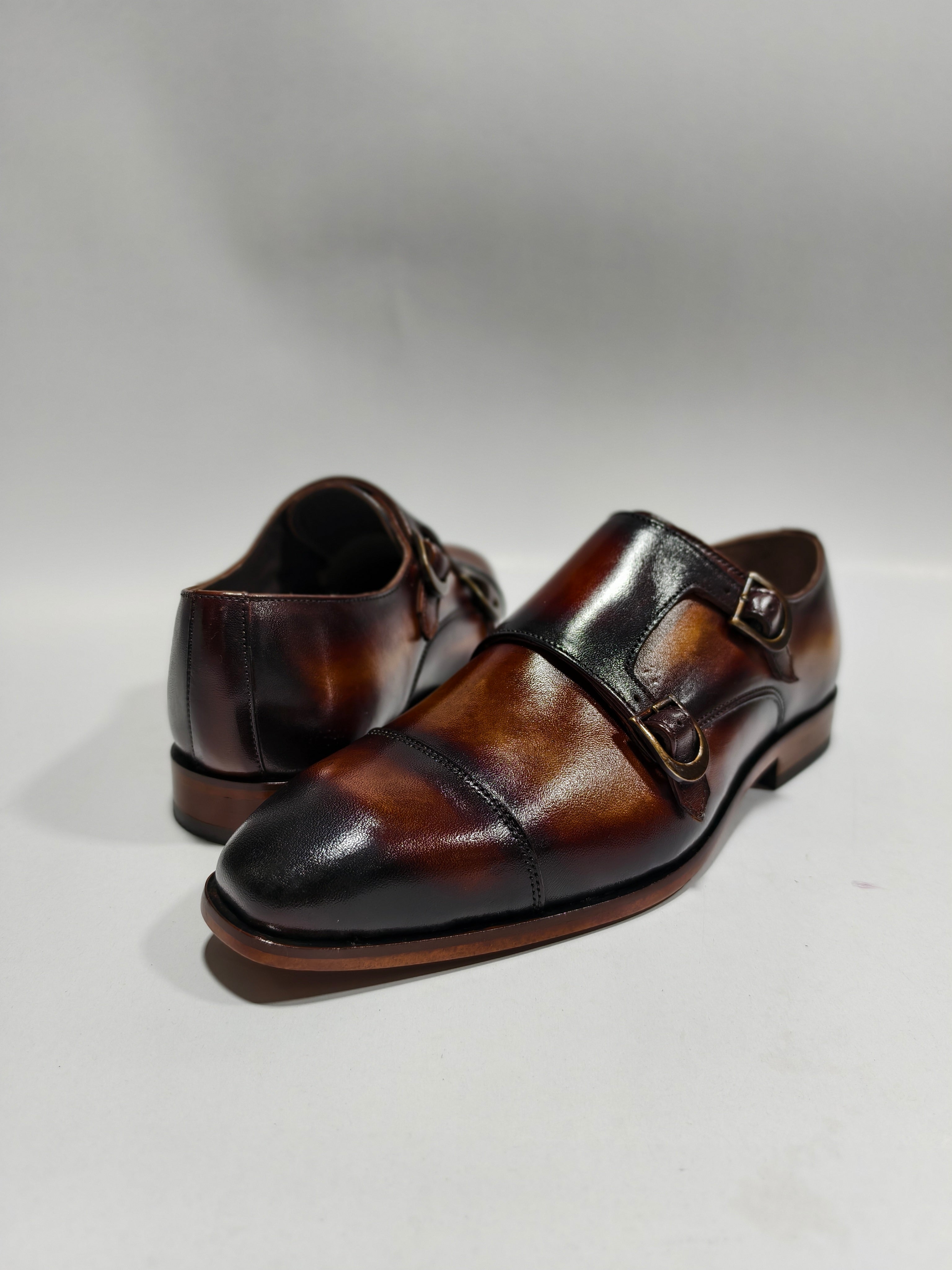 Double monk Hand Painted Patina finished