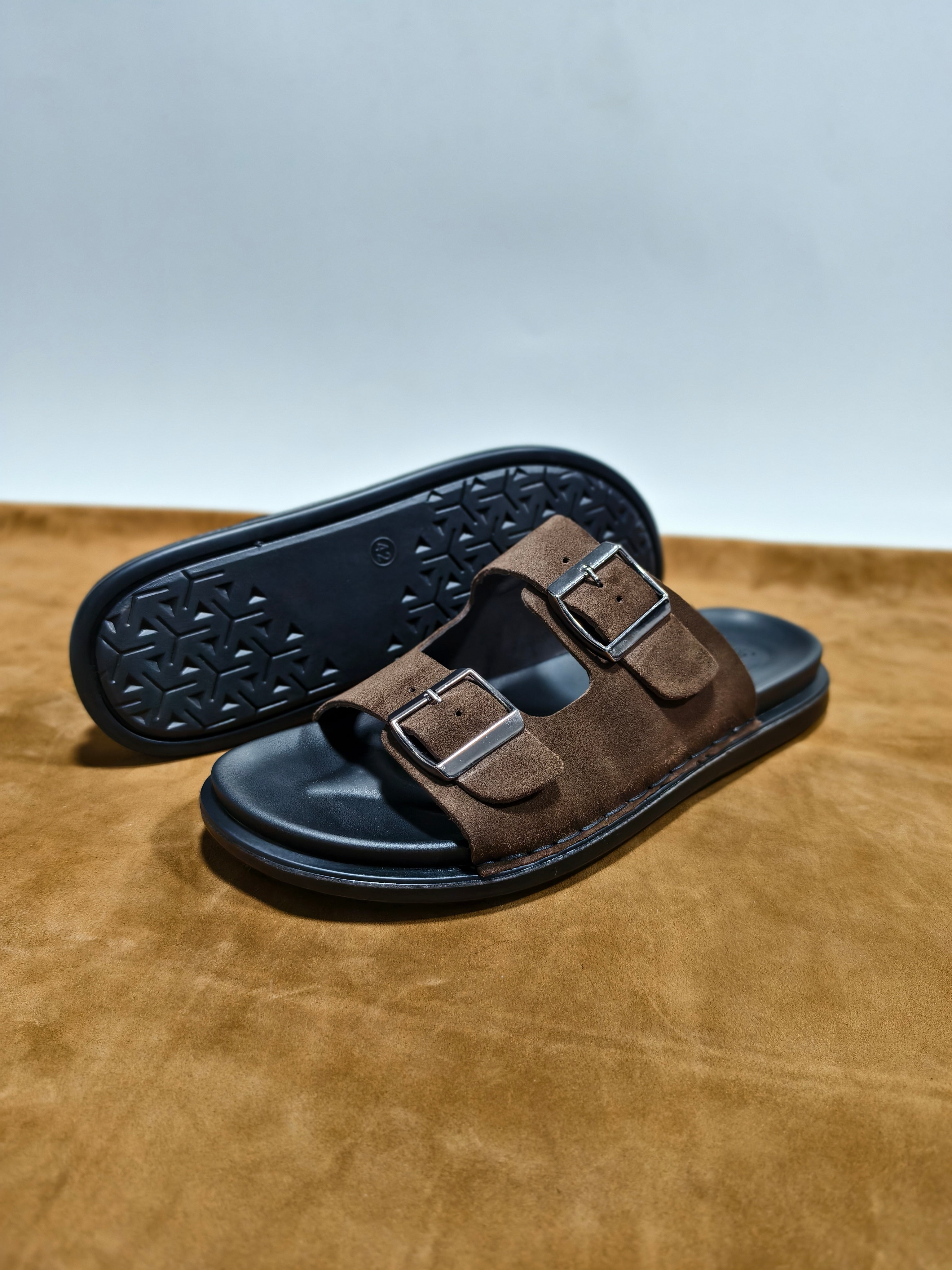 Belt -30 Suede Brown