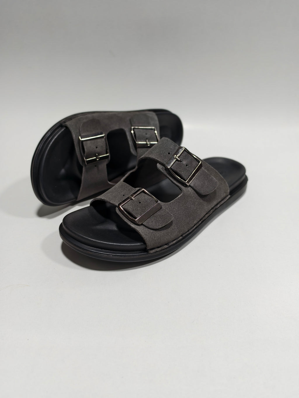 Belt -30 Grey Suede