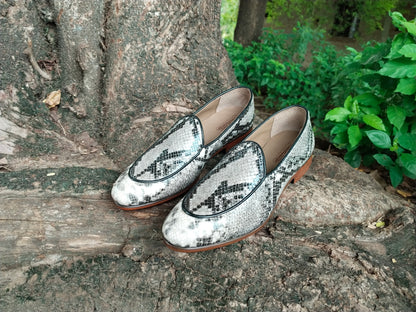 Belgian Loafer Snake Printed Leather LIMITED EDITION