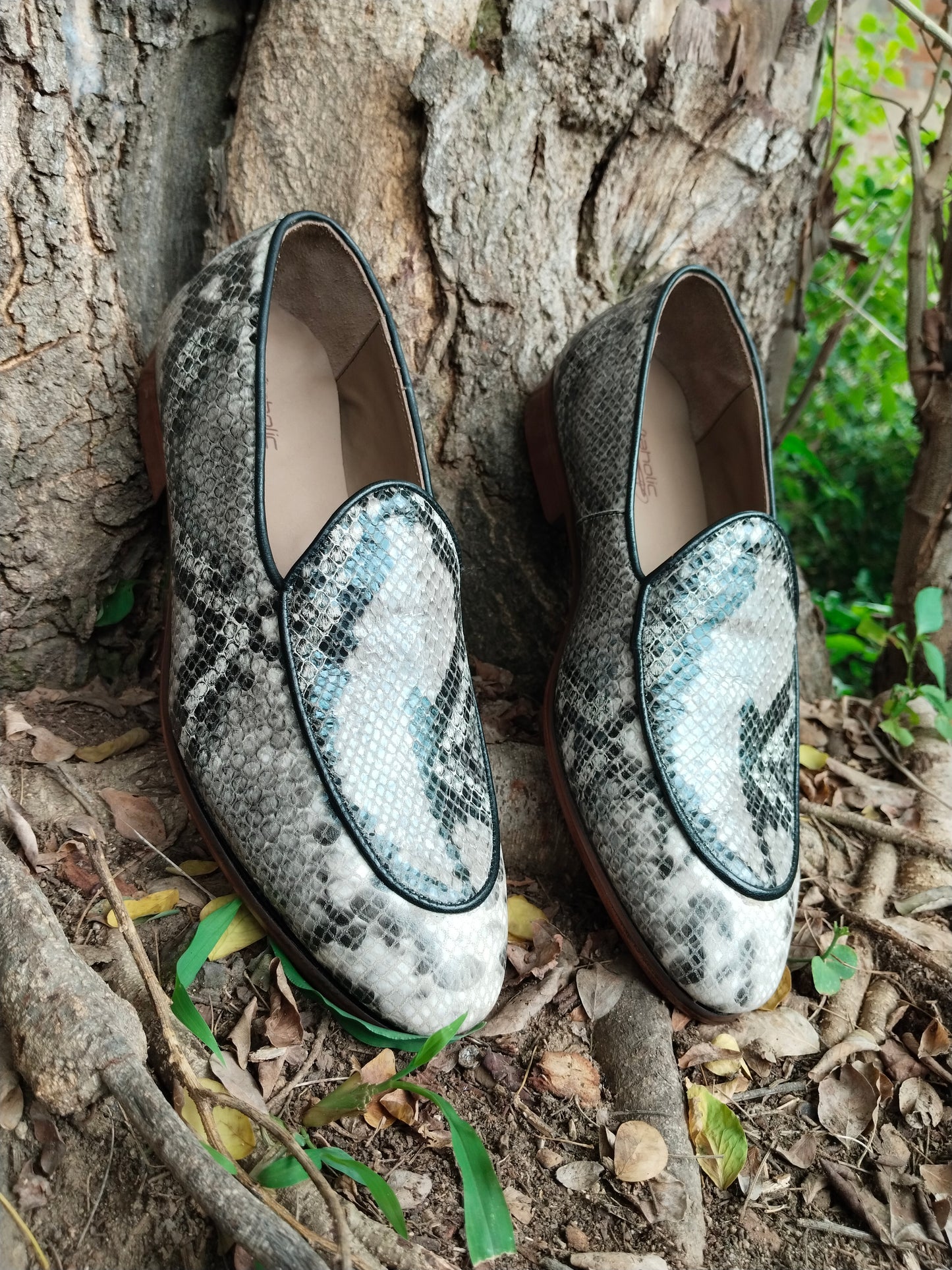 Belgian Loafer Snake Printed Leather LIMITED EDITION