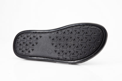 Leather Slipper TAN Colour Patina Finished   with Crocodile  Print PU sole
