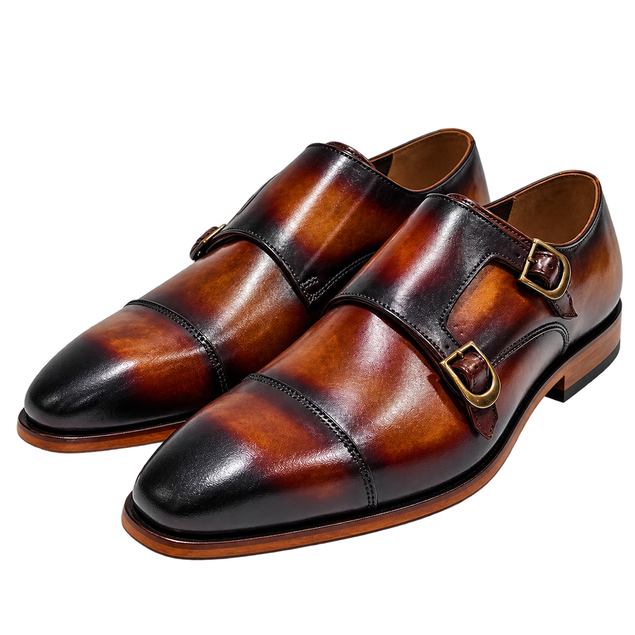 Double monk Hand Painted Patina finished
