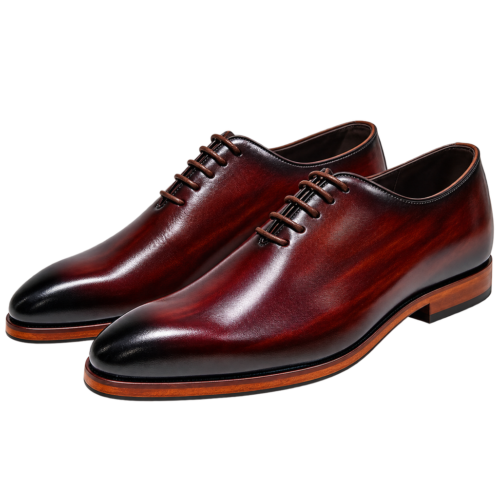 Wholecut Oxford hand Painted Patina